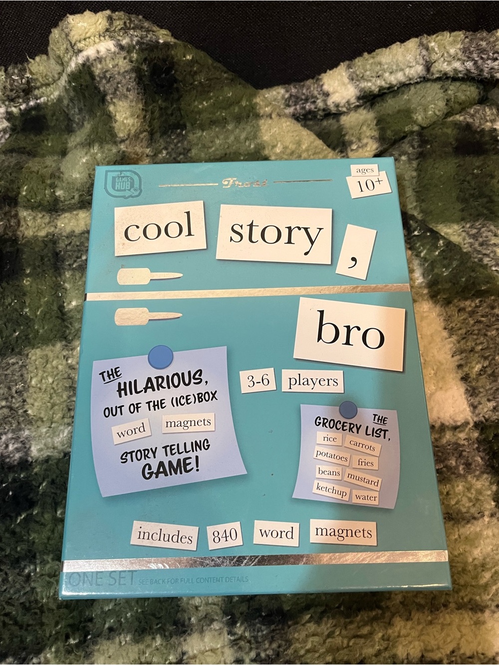 Cool Story, Bro Word Magnet Storytelling Game - Teal